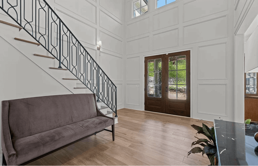 Interior Home Entryway Hardwood Floors NC