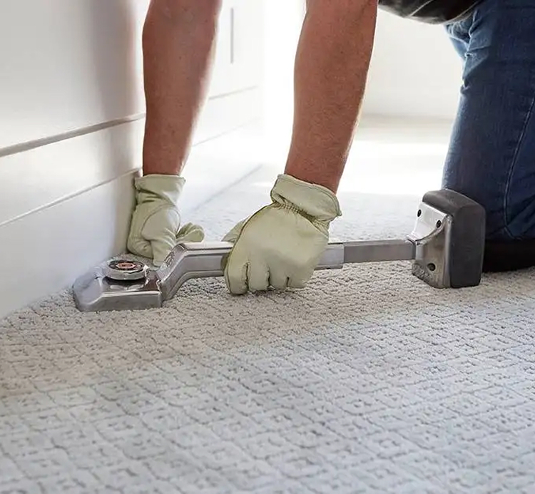 carpet installation with edger